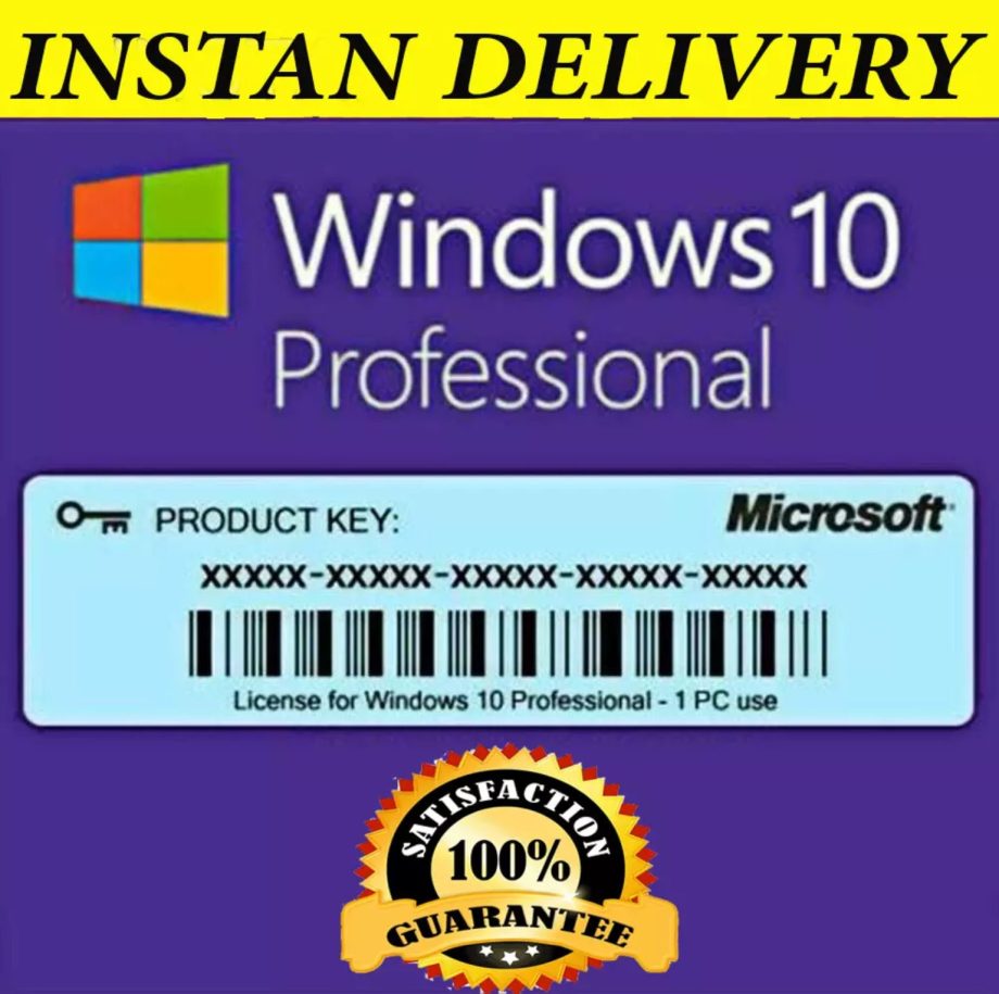 Windows 10 Pro 64/32 bit Professional Activation key & Download link